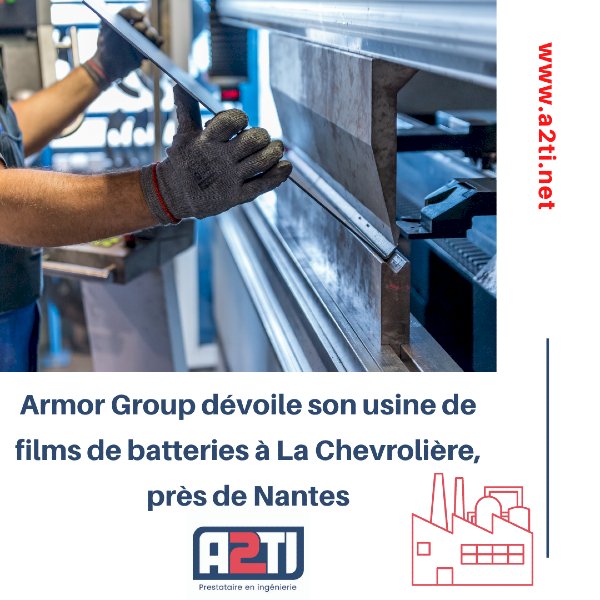 Inauguration de l'usine de film pour batterie Armor